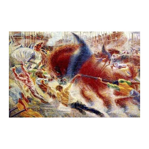 cuadros abstractos - Cuadro -La ciudad se levanta-