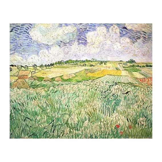 cuadros de paisajes - Cuadro -El claro de Auvers-