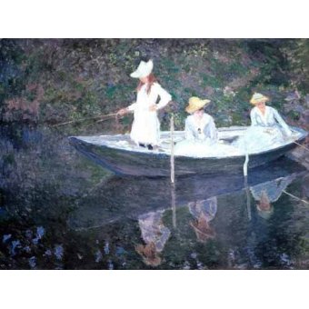 cuadros de retrato - Cuadro -In The Norvegienne Boat At Giverny 1887-