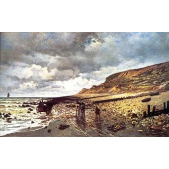 cuadros de marinas - Cuadro -El Cabo de Heve con marea baja-