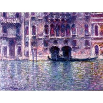 cuadros de paisajes - Cuadro -El Palazzo de Mula, Venecia, 1908-