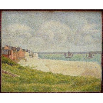 cuadros de marinas - Cuadro -Le Crotoy looking Upstream, 1889-