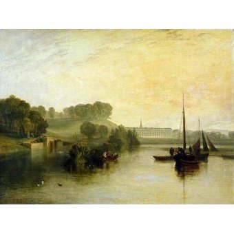 Cuadro -Petworth, Sussex, The Sea of the Earl of Egremont-, Joseph M. William Turner
