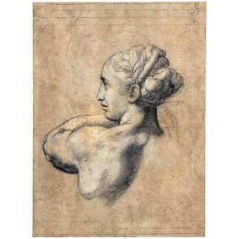 cuadros de retrato - Cuadro -Head_of_a_Woman-