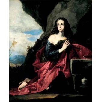 cuadros religiosos - Cuadro -Maria Magdalena, Penitente-