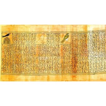 cuadros etnicos y oriente - Cuadro -Libro de los muertos (de Ani): Ani como diferentes aves-