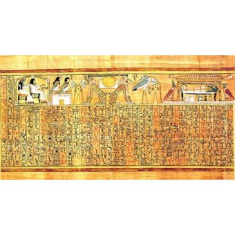 cuadros etnicos y oriente - Cuadro -Libro de los muertos (de Ani): Ayer y hoy-
