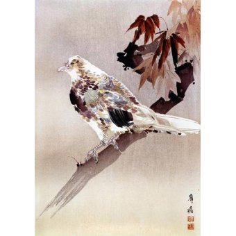 cuadros etnicos y oriente - Cuadro -Pájaro de cuerpo rechoncho-