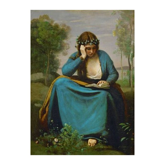 cuadros de retrato - Cuadro -La Muse de Virgil-