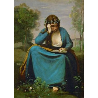 cuadros de retrato - Cuadro -La Muse de Virgil-