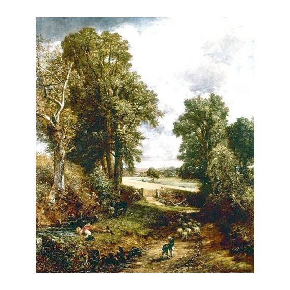 cuadros de paisajes - Cuadro -El campo de maiz-