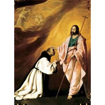 cuadros religiosos - Cuadro -Aparición de Cristo al Padre Salmerón-