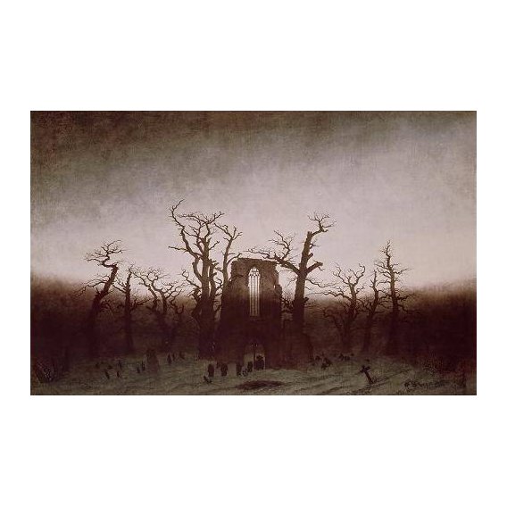 cuadros de paisajes - Cuadro -Abbey in the Oakwood, 1810-
