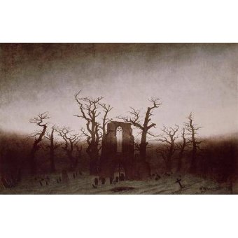 cuadros de paisajes - Cuadro -Abbey in the Oakwood, 1810-
