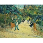 cuadros de paisajes - Cuadro -Entrance to the Public Gardens in Arles, 1888-