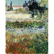 cuadros de paisajes - Cuadro -Garden in Bloom, Arles, 1888-