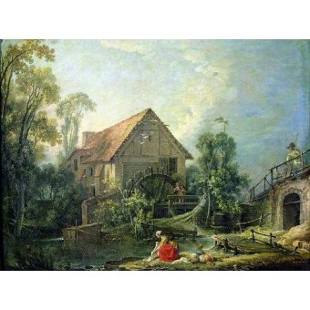 cuadros de paisajes - Cuadro -The Mill, 1751 (oil on canvas)-