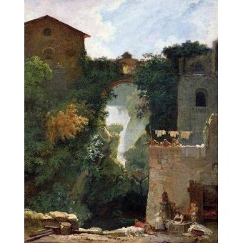 cuadros de paisajes - Cuadro -The Falls of Tivoli (oil on canvas).-