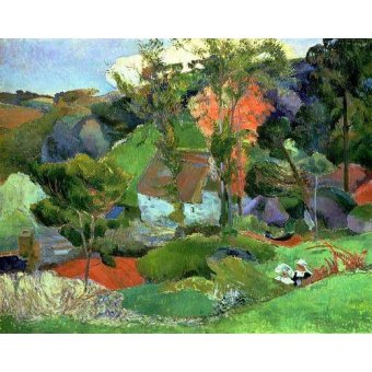 cuadros de paisajes - Cuadro -Landscape at Pont Aven, 1888-