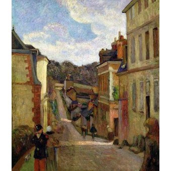 cuadros de paisajes - Cuadro -A Suburban Street, 1884-