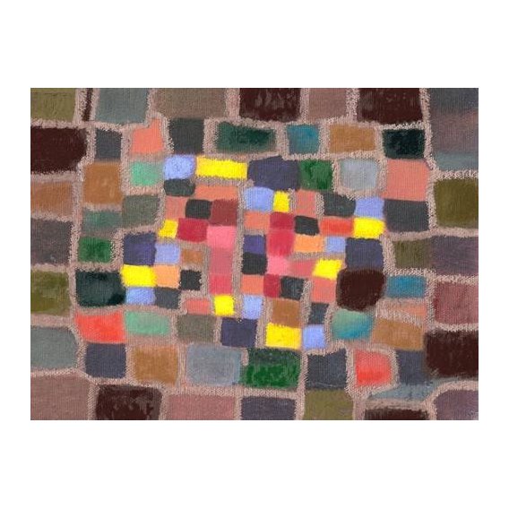 cuadros abstractos - Cuadro -Abstracto _ Laberinto y desnivel (I)-