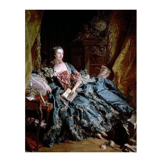 cuadros de retrato - Cuadro -Madame de Pompadour-