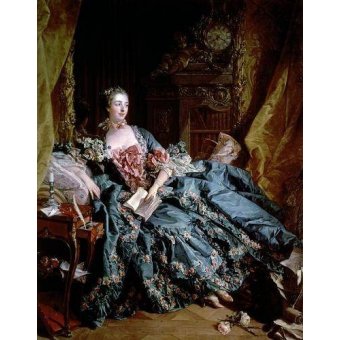 cuadros de retrato - Cuadro -Madame de Pompadour-