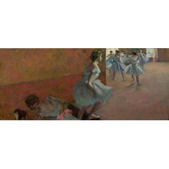 cuadros de retrato - Cuadro -Dancers Ascending a Staircase, c.1886-88-