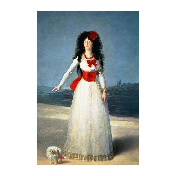 cuadros de retrato - Cuadro -La Duquesa de Alba, 1795-