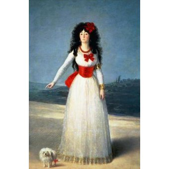 cuadros de retrato - Cuadro -La Duquesa de Alba, 1795-