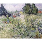 cuadros de retrato - Cuadro -Mademoiselle Gachet in her garden at Auvers-sur-Oise, 1890-