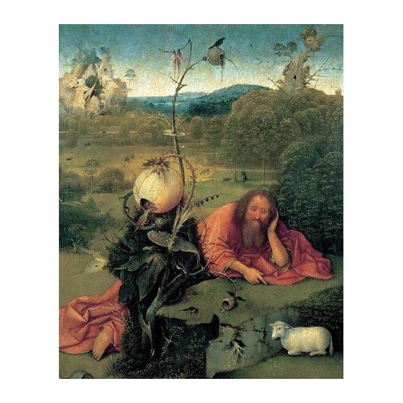cuadros religiosos - Cuadro -San Juan Bautista en meditación-