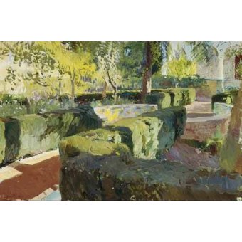 Cuadro -Jardin de la casa del artista (IV)-, Joaquin Sorolla