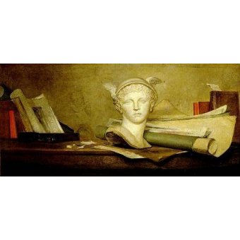 cuadros de bodegones - Cuadro -Still Life with Attributes of the Arts-