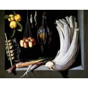 cuadros de bodegones - Cuadro -Caza, fruta y hortalizas -