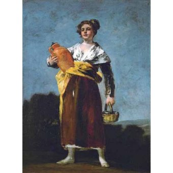 cuadros de retrato - Cuadro -La Aguadora-