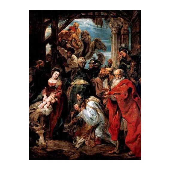 cuadros religiosos - Cuadro -Adoración De Los Reyes Magos-