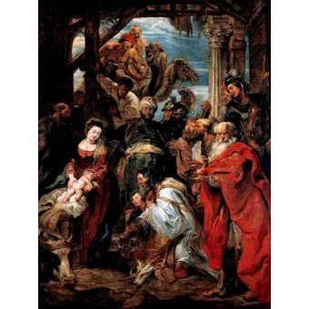 cuadros religiosos - Cuadro -Adoración De Los Reyes Magos-