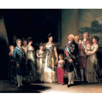cuadros de retrato - Cuadro -Retrato de la Familia de Carlos IV de España-