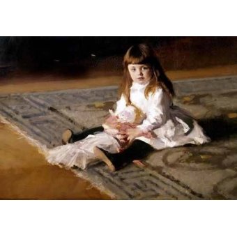 cuadros de retrato - Cuadro -Los hijos de Edward D. Boit-