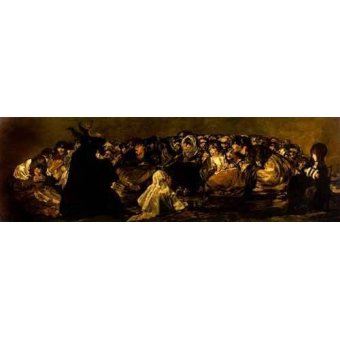 Cuadro -El Aquelarre: El Gran cabrón-, Francisco de Goya y Lucientes