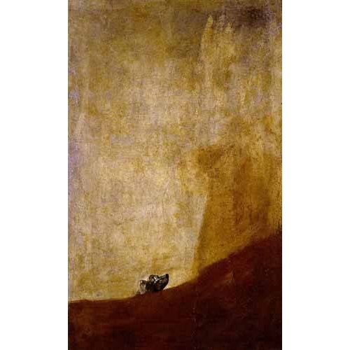 Perro semihundido — Francisco de Goya