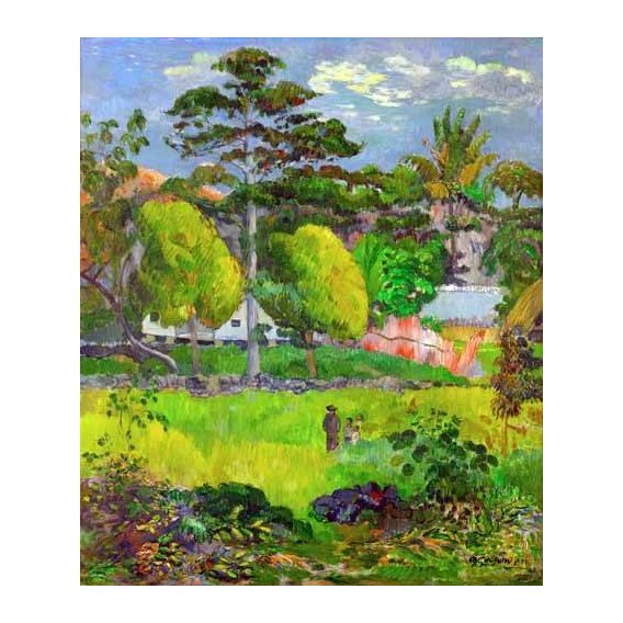 cuadros de paisajes - Cuadro -Landscape (Paysage) 1891-