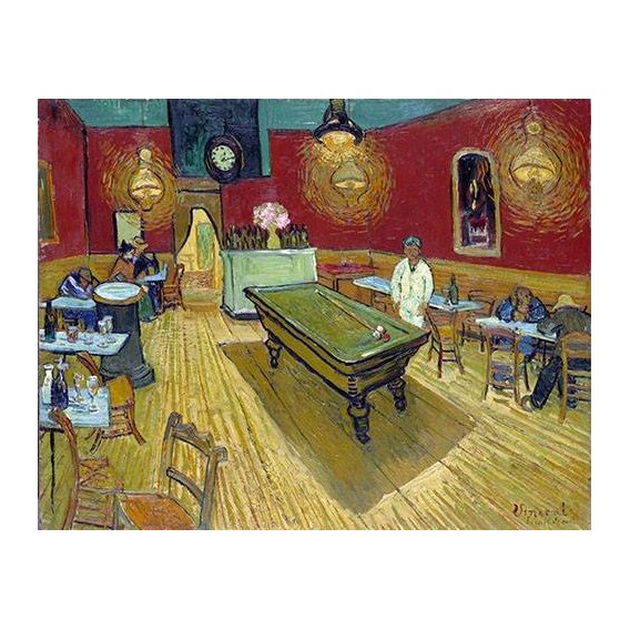cuadros de retrato - Cuadro -The Night Cafe in Arles, 1888-