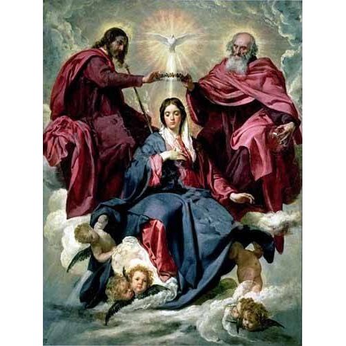 Cuadro -Coronacion de la Virgen-, Diego de Silva Velazquez