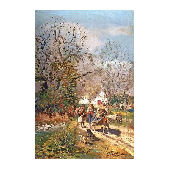 cuadros de paisajes - Cuadro -Huerta valenciana-