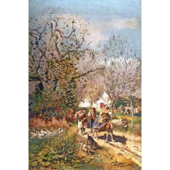 cuadros de paisajes - Cuadro -Huerta valenciana-