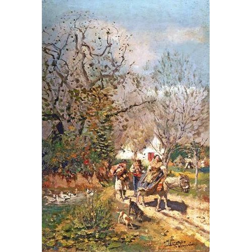 cuadros de paisajes - Cuadro -Huerta valenciana-