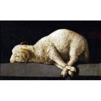 cuadros de bodegones - Cuadro -Agnus Dei, 1635-40-