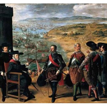 cuadros de retrato - Cuadro -Defensa de Cadiz contra los ingleses-